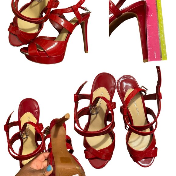 Gianni Bini Size 7.5 Red - Picture 2 of 5